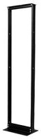 APC NetShelter 2 Post Open Frame Rack - Rozvaděč stojanový - černá - 45U - 19" - pro P/N: SMC1000I- AR201
