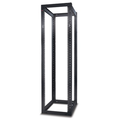 APC NetShelter 4 Post Open Frame Rack - Rozvaděč stojanový - černá - 44U - pro P/N: SUA5000RMI5U AR204A