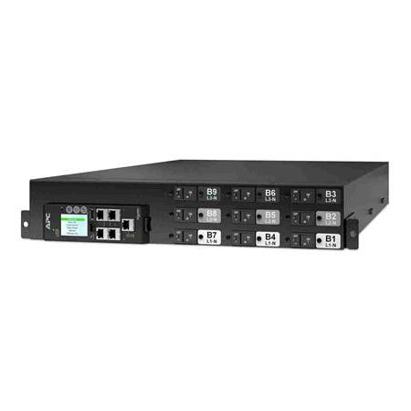 APC NetShelter Rack PDU Advanced Switched Metered, 2U, 3 fáze, 415 V, 41,4 kVA 60 A, 18 zásuvek APDU11454SM