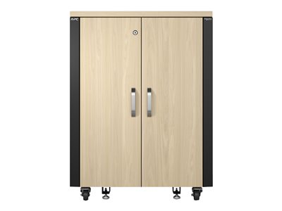 APC NetShelter - Rozvaděč stojanový (horizontální) - zvukotěsný - AC 230 V - javor - 17U - 19" AR4017IA