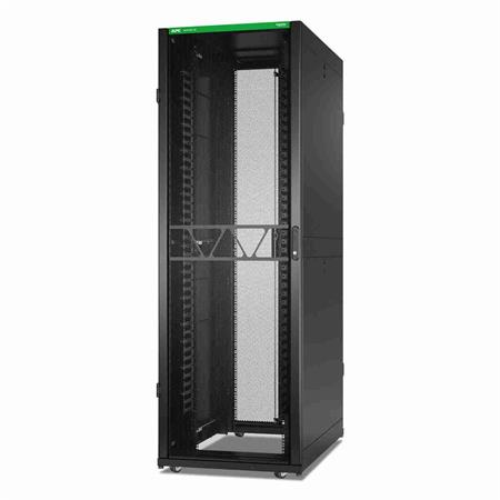 APC NetShelter SX Networking Enclosure Gen2, 48U,2258Hx750Wx1200Dmm, with vertical cable mgrs, Black AR3347B2