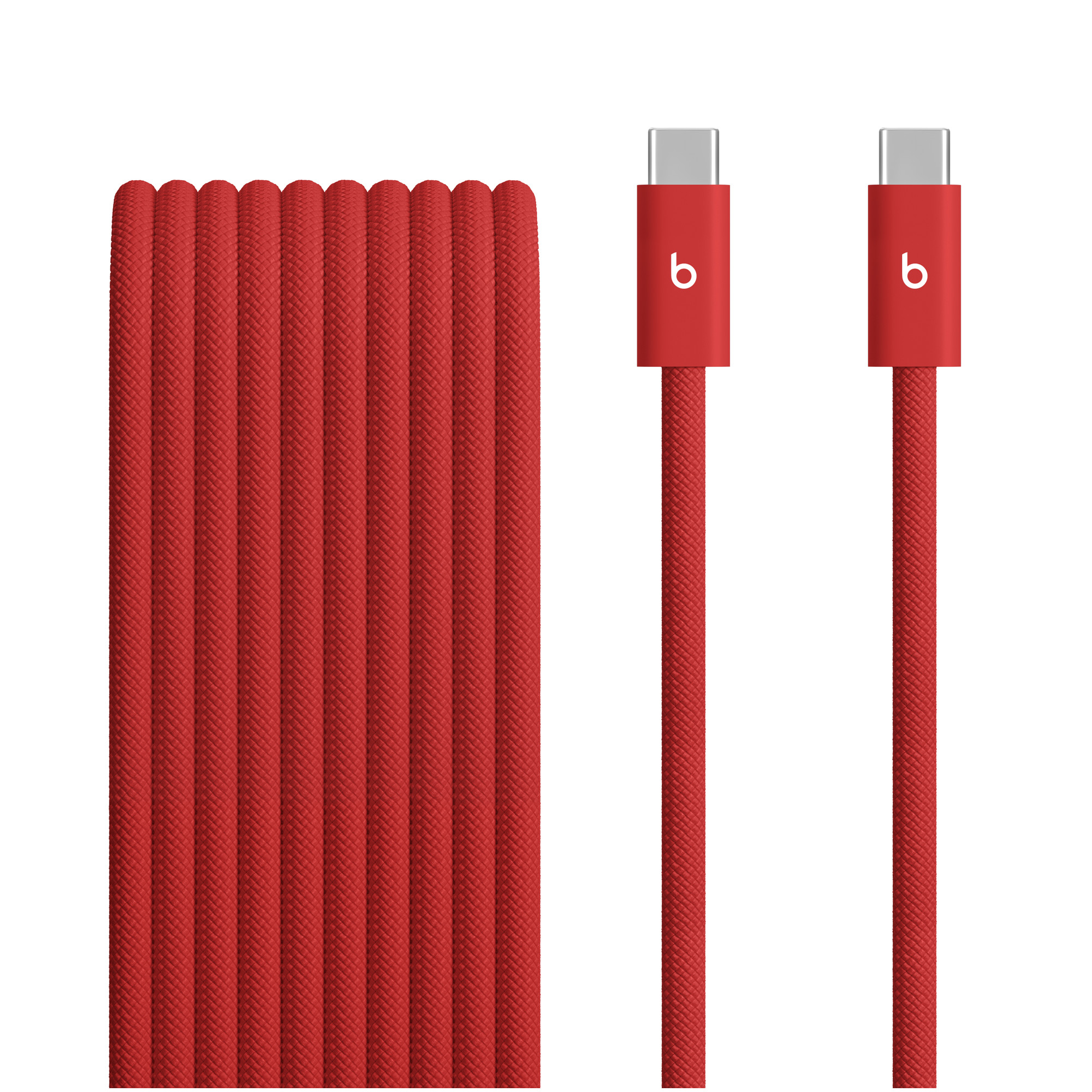Apple Beats 240W USB-C to USB-C Braided Cable (3 m) - Rapid Red MHX94EE/A