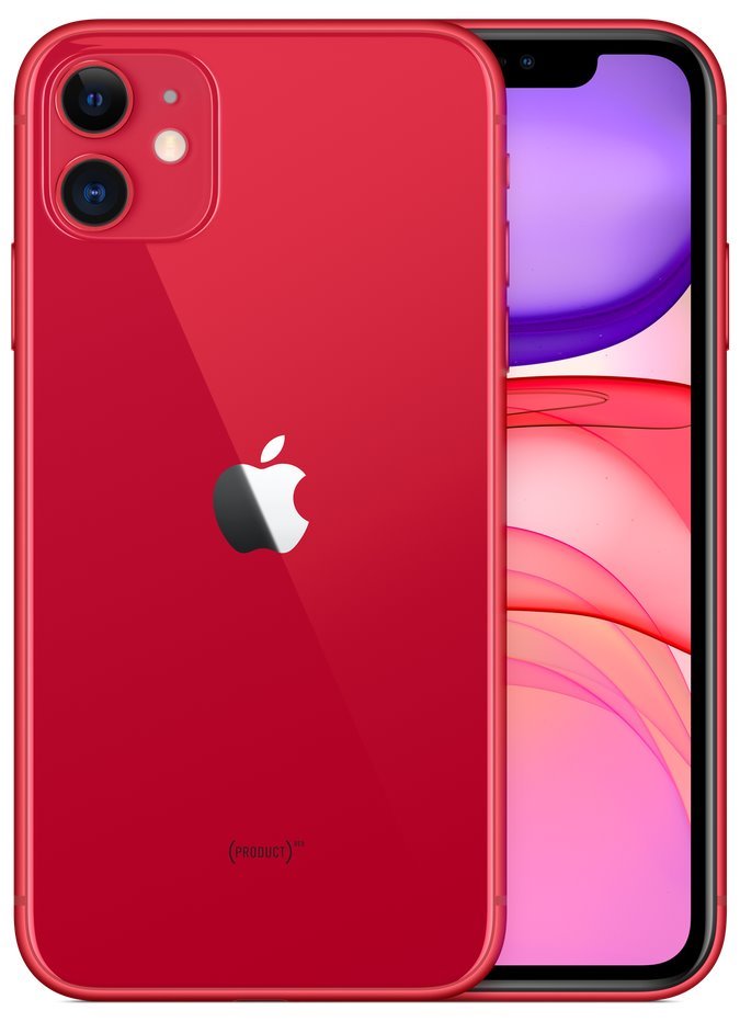 Apple iPhone 11 128GB RED 6,1" IPS/ 4GB RAM/ LTE/ IP68/ iOS 13 mwm32cn/a