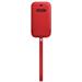 Apple iPhone 12 mini Leather Sleeve with MagSafe - (PRODUCT)RED MHMR3ZM/A