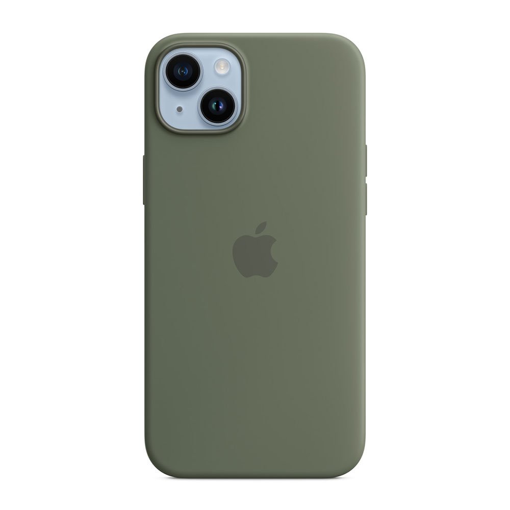 Apple iPhone 14 Plus Silicone Case with MagSafe - Olive MQUD3ZM/A