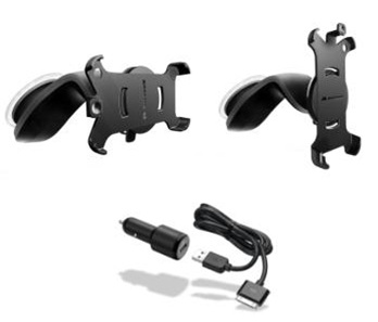 Apple iPhone 4/4S - dizajnový držiak do auta s napájacím káblom 753759990183