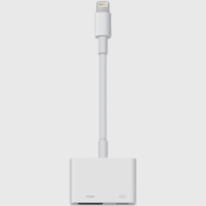 Apple Lightning Digital AV Adapter - Kabel Lightning - Lightning (M) do HDMI, Lightning (F) - pro i MD826ZM/A
