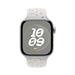 Apple Watch 40mm Pure Platinum Nike Sport Band - M/L MC1W4ZM/A
