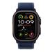 Apple Watch 49mm Blue Trail Loop - S/M - Black Titanium Finish MYQ73ZM/A