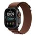 Apple Watch 49mm Burgundy Alpine Loop - Small - Black Titanium Finish MKF04ZM/A