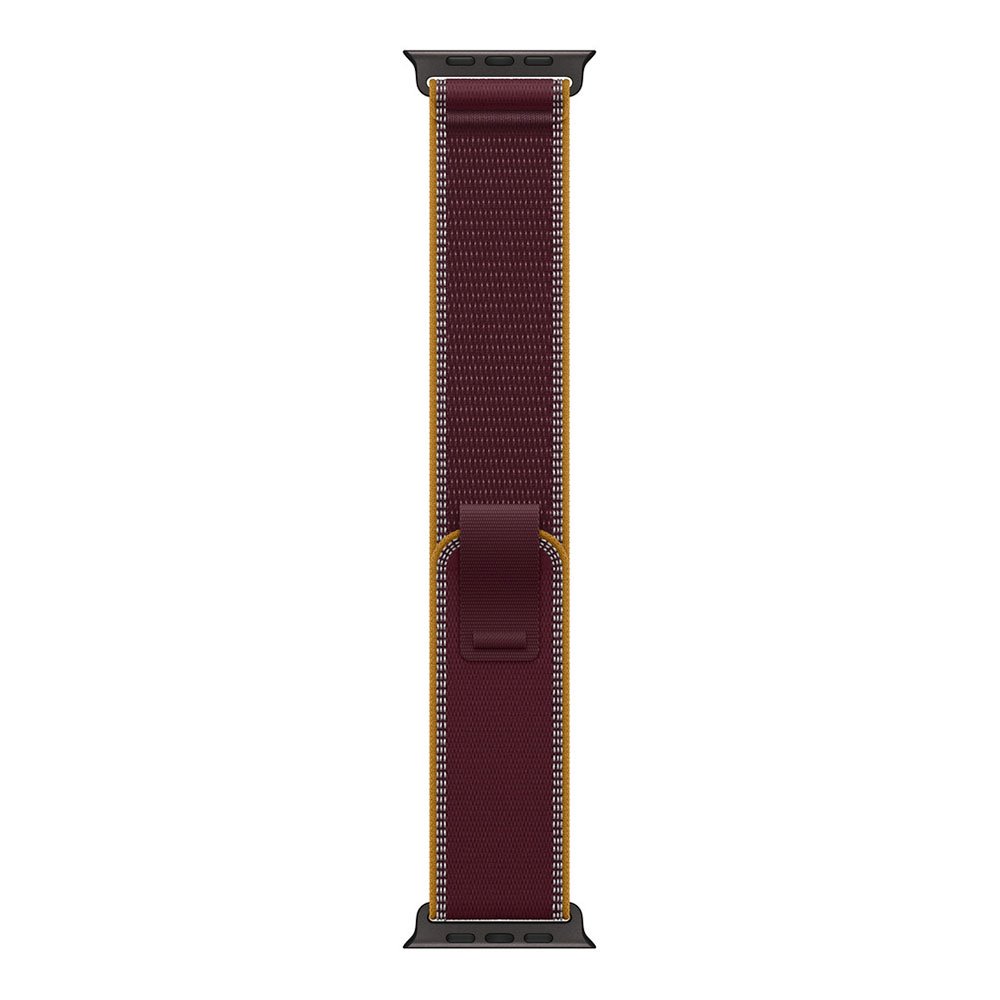 Apple Watch 49mm Burgundy Trail Loop - S/M - Black Titanium Finish MKA74ZM/A