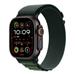 Apple Watch 49mm Dark Green Alpine Loop - Medium - Black Titanium Finish MYPR3ZM/A