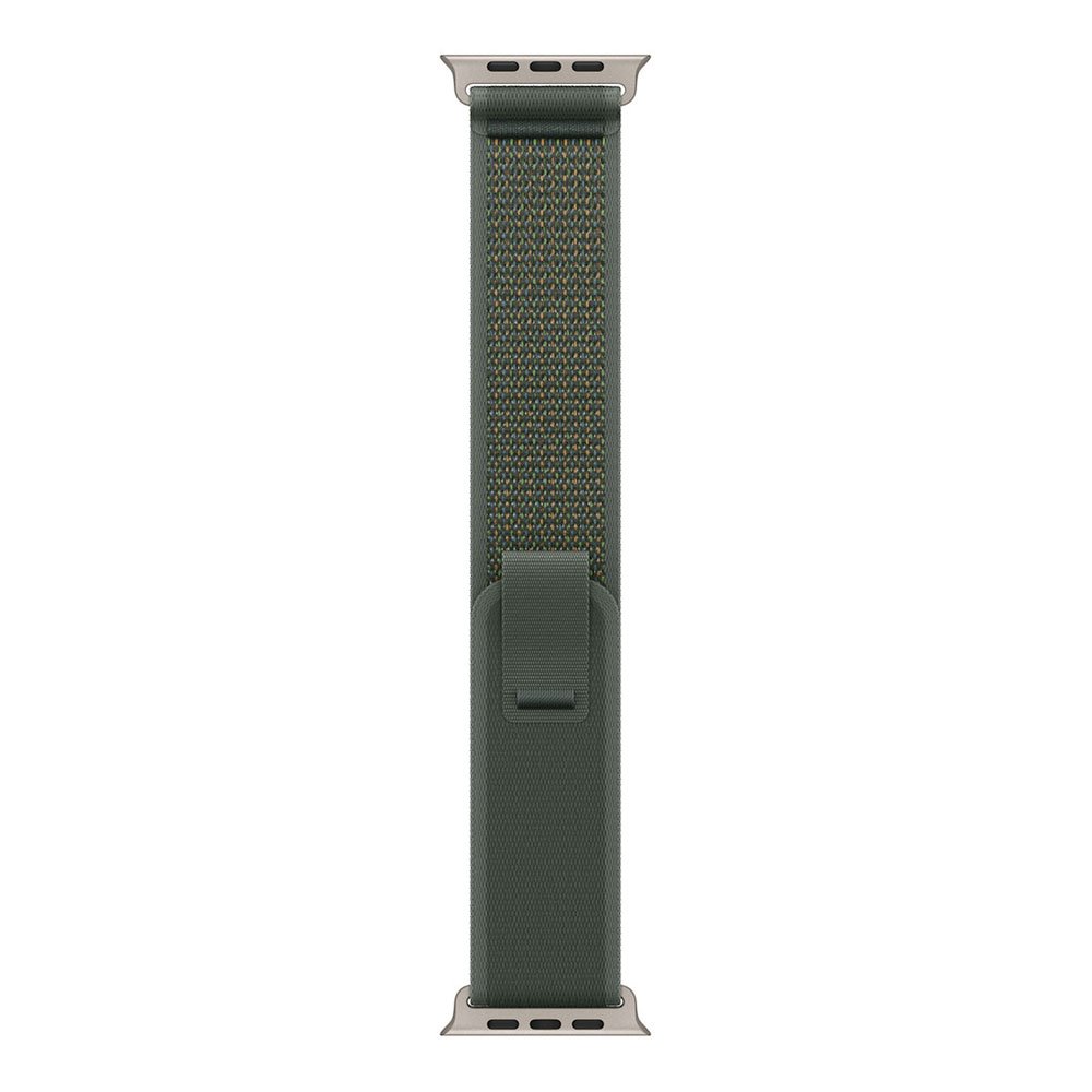 Apple Watch 49mm Green Trail Loop - M/L - Natural Titanium Finish MXTP3ZM/A