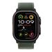 Apple Watch 49mm Green Trail Loop - S/M - Black Titanium Finish MYQ33ZM/A