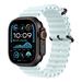 Apple Watch 49mm Ice Blue Ocean Band Extension - Black Titanium Finish MYP93ZM/A