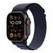 Apple Watch 49mm Navy Alpine Loop - Medium - Black Titanium Finish MYPX3ZM/A