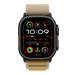 Apple Watch 49mm Tan Alpine Loop - Small - Black Titanium Finish MYQ03ZM/A