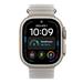 Apple Watch 49mm Translucent Grey Ocean Band Extension - Natural Titanium Finish MK7L4ZM/A