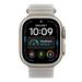 Apple Watch 49mm Translucent Grey Ocean Band - Natural Titanium Finish MK7K4ZM/A