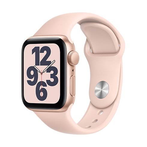 Apple Watch SE GPS 40mm puzdro zo zlatého hliníka *Použitý s DPH - Trieda C* MYDN2HC/A