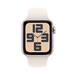 Apple Watch SE GPS 40mm Starlight Aluminium Case with Starlight Sport Band - M/L MXEG3QC/A