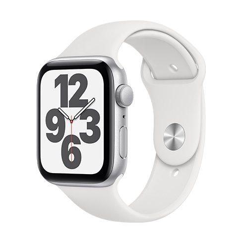Apple Watch SE GPS 44mm puzdro zo strieborného hliníka *Trieda A* MYDQ2VR/A