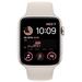 Apple Watch SE GPS 44mm Starlight Aluminium Case with Starlight Sport Band - Regular mnjx3cs/a