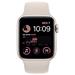 Apple Watch SE GPS + Cellular 40mm Starlight Aluminium Case with Starlight Sport Band - Regular mnph3cs/a