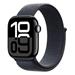 Apple Watch Series 10 GPS + Cellular 46mm Jet Black Aluminium Case with Ink Sport Loop MWY53QC/A
