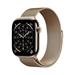 Apple Watch Series 11 GPS + Cellular 42mm Gold Titanium Case with Gold Milanese Loop MF8Y4WF/A