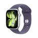 Apple Watch Series 11 GPS + Cellular 42mm Silver Aluminium Case with Purple Fog Sport Band - M/L MF8J4WF/A