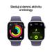Apple Watch Series 11 GPS + Cellular 42mm Silver Aluminium Case with Purple Fog Sport Band - S/M MF8H4WF/A