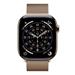 Apple Watch Series 11 GPS + Cellular 46mm Gold Titanium Case with Gold Milanese Loop - M/L MFD84WF/A