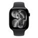 Apple Watch Series 11 GPS + Cellular 46mm Jet Black Aluminium Case with Black Sport Band - M/L MFC44WF/A