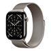 Apple Watch Series 11 GPS + Cellular 46mm Natural Titanium Case with Natural Milanese Loop - S/M MFCY4WF/A