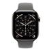 Apple Watch Series 11 GPS + Cellular 46mm Natural Titanium Case with Stone Grey Sport Band - M/L MFCX4WF/A