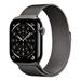 Apple Watch Series 11 GPS + Cellular 46mm Slate Titanium Case with Slate Milanese Loop - M/L MFD44WF/A