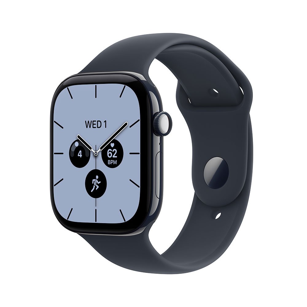 Apple Watch Series 12 GPS + Cellular 42mm Night Blue Ceramic Case with Navy Blue Sport Band - S/M MJGY4RK/A