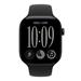 Apple Watch Series 12 GPS + Cellular 46mm Black Aluminium Case with Black Sport Band - S/M MJG84RK/A
