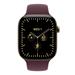 Apple Watch Series 12 GPS + Cellular 46mm Radiant Gold Titanium Case with Burgundy Sport Band - M/L MJGT4RK/A