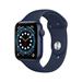 Apple Watch Series 6 GPS, 44mm puzdro z modrého hliníka *Trieda C* M00J3VR/A