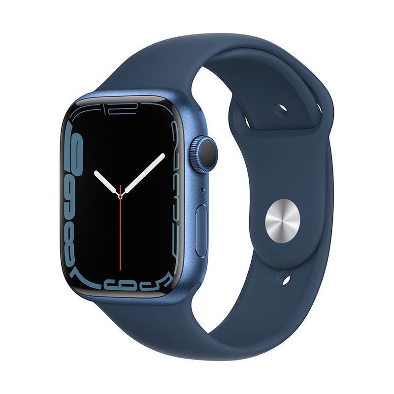 Apple Watch Series 7 GPS, 45mm púzdro z modrého hliníka *Trieda B* MKN83HC/A