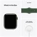 Apple Watch Series 7 GPS 45mm puzdro zo zeleného hliníka *Použitý s DPH - Trieda C* MKN73VR/A