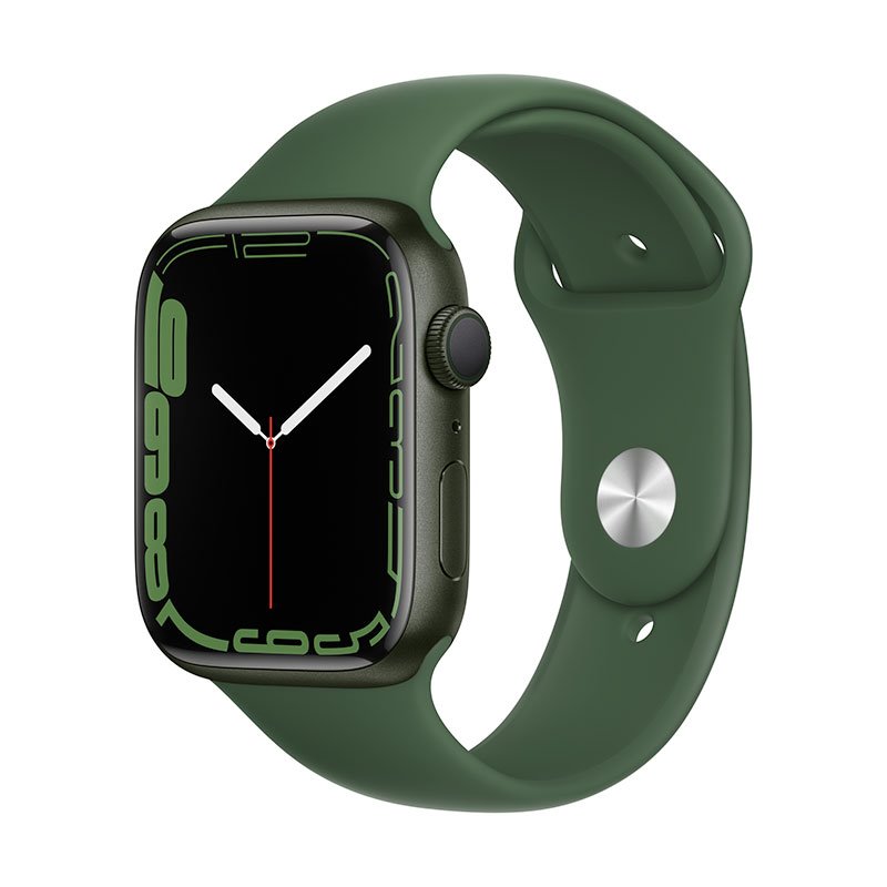 Apple Watch Series 7 GPS 45mm puzdro zo zeleného hliníka *Použitý s DPH - Trieda C* MKN73VR/A