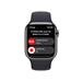 Apple Watch Series 8 GPS + Cellular 41mm Graphite Stainless Steel Case with Midnight Sport Band - Regular mnjj3cs/a