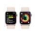 Apple Watch Series 9 41mm Hvězdně bílý hliník s hvězdně bílým provlékacím řemínkem MR8V3QC/A