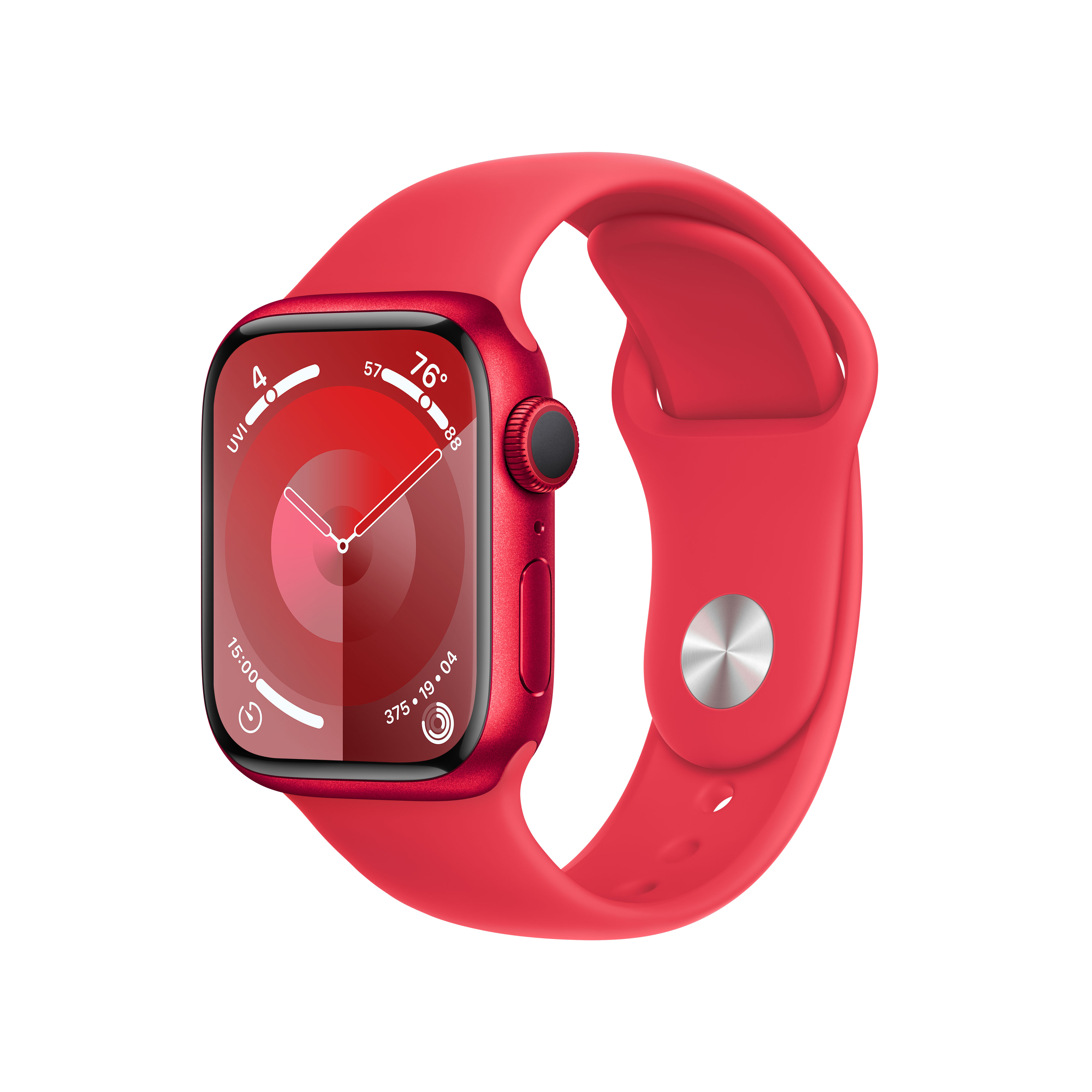 Apple Watch Series 9 41mm (PRODUCT)RED hliník s (PRODUCT)RED sportovním řemínkem M/L MRXH3QC/A