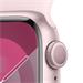 Apple Watch Series 9 41mm Růžový hliník se světle růžovým sportovním řemínkem S/M MR933QC/A