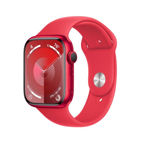 Apple Watch Series 9 45mm (PRODUCT)RED hliník s (PRODUCT)RED sportovním řemínkem S/M MRXJ3QC/A
