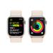 Apple Watch Series 9 Cellular 41mm Hvězdně bílý hliník s hvězdně bílým sportovním provlékacím řemínk MRHQ3QC/A